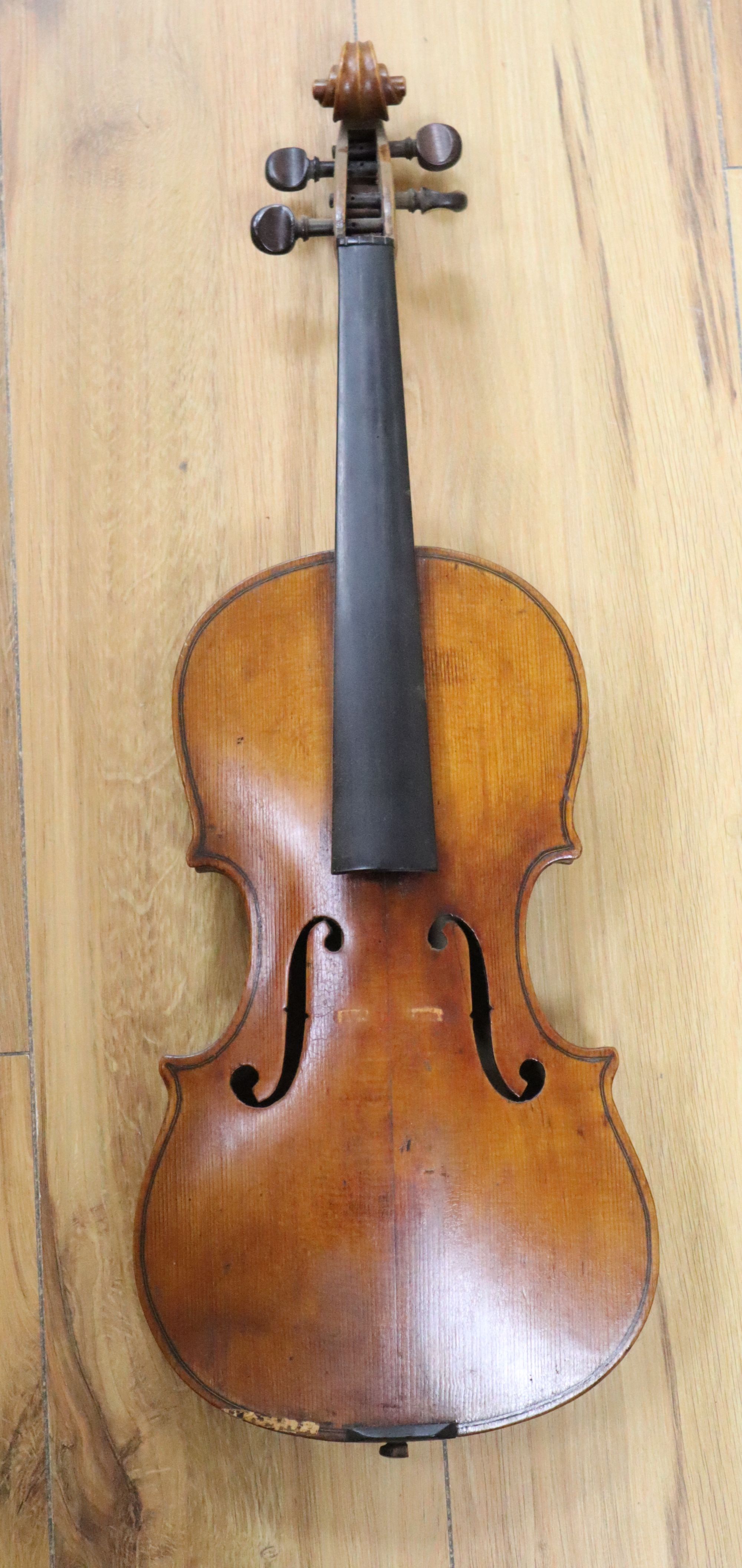 A 19th century violin in case